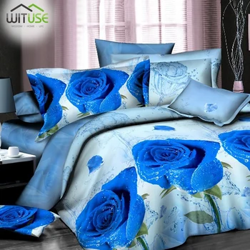 

3Pcs HD Realistic 3D Printed Flower Duvet Cover Pillowcase Bedding Set Queen Size Soft Breathable High Quality Home Textile