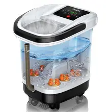 Пузырьковая бочка для ног, автоматическая Ванна для ног, электрический массажный нагрев, Wu Hao, семейная домашняя термостатическая ванна для ног, ванна для ног arti