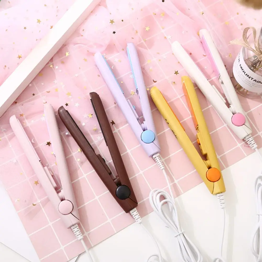 

1pcs mini straight hair splint female straight hair straight hair dual-use does not hurt hair buckle bangs straight hair board