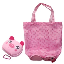 Большая Повседневная сумка для покупок, прочная нейлоновая переносная сумка для хранения, складная милая сумка