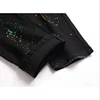 2022 High Quality Men Casual Black Jeans Paint Slim Straight Hole Biker Jeans Autumn Jean Homme Male Denim Pants Plus Size 42 5