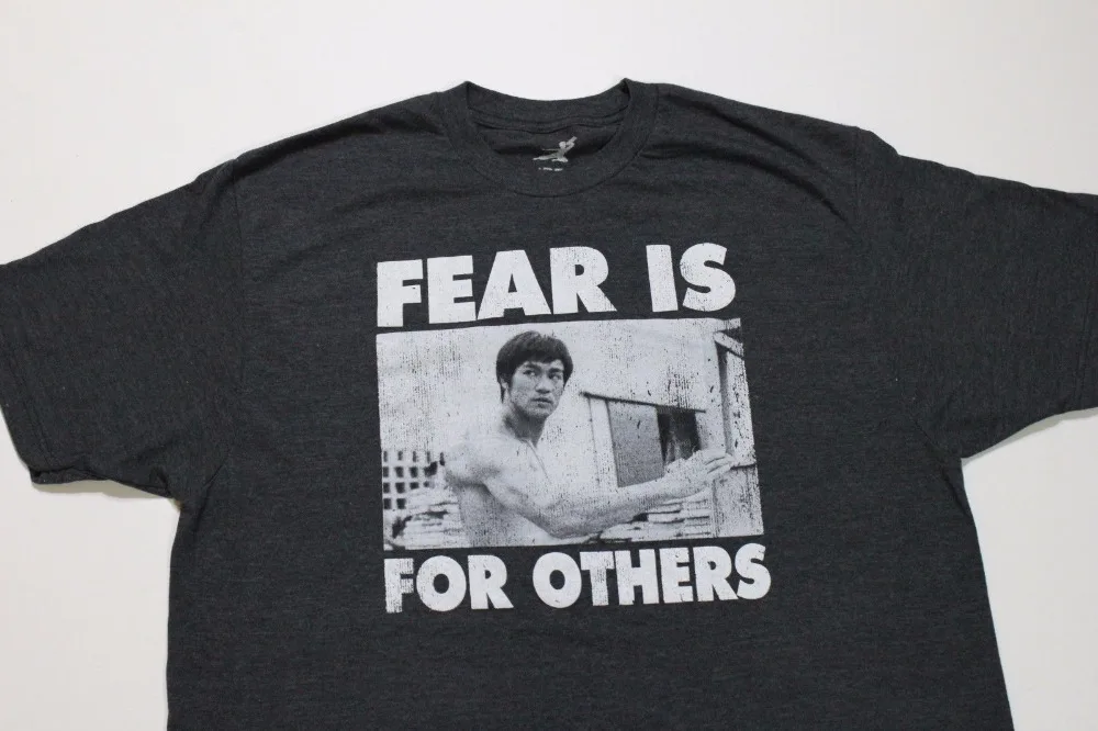 Fear Is For Others Bruce Lee 2019 New Fashion Brand Clothing Sleeve Men's Bruce Lee Enter The Dragon T  Shirt Black Fear Is For Others Tee Shirt|T-Shirts| - Aliexpress