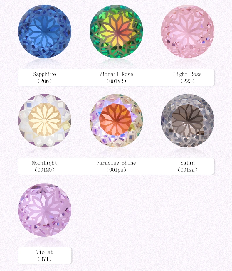 Round Rivoli Glue On Rhinestones 10mm Pointback Stones DIY Crafts Shiny Glass Strass High Quality K9 Crystals
