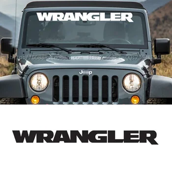 

Car Sticker WRANGLER Emblem Badge Windshield Block Sticker Special Decoration Modified Vinyl Decal For JEEP Wrangler