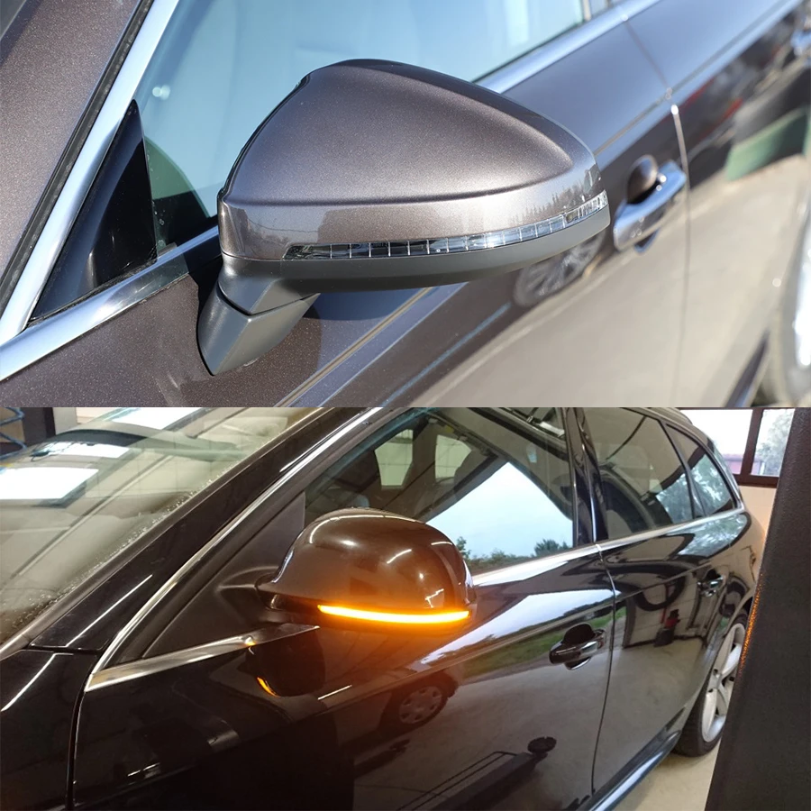 Cawanerl Автомобильный светодиодный световой сигнал поворота без ошибок боковой индикатор двери крыло зеркало заднего вида лампа для Audi A3 A4 A5 A6 A8 Q3