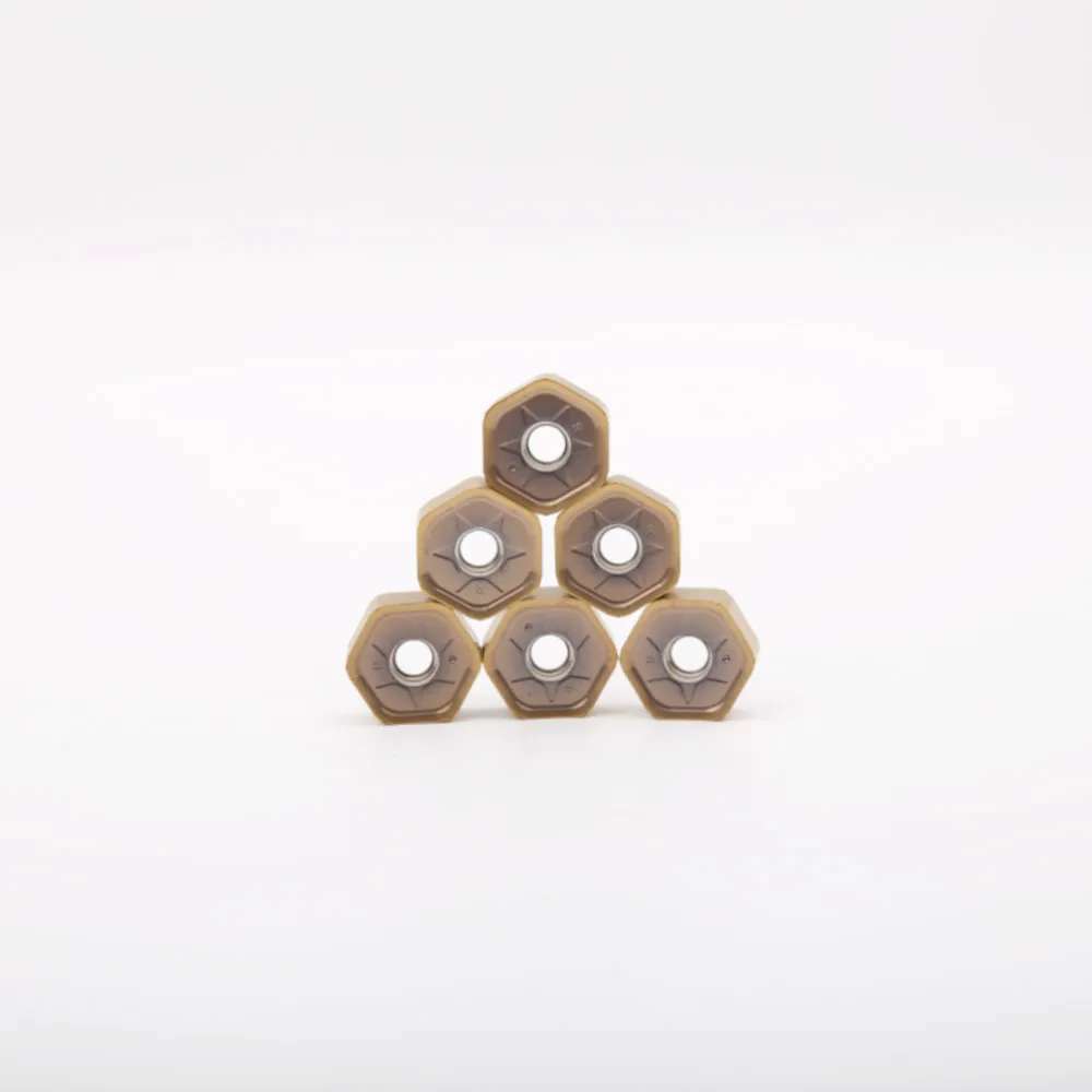 

HNGX 0906 ANSN-R SK1505 Inserts for S45HN09C-CF 45degree Face Milling Cutter With high quality Full mount PRAMET on both sides