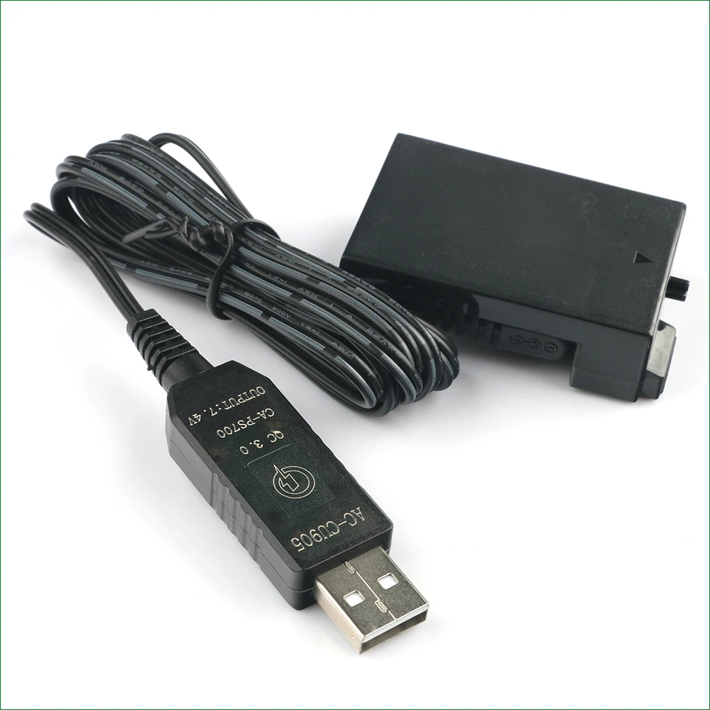 QC3.0 USB TO LP-E8 LP E8 LPE8 Dummy Battery ACK-E8 DR-E8 DC Coupler for Canon EOS 550D 600D 650D 700D T2i T3i T4i X4 X5 X6i