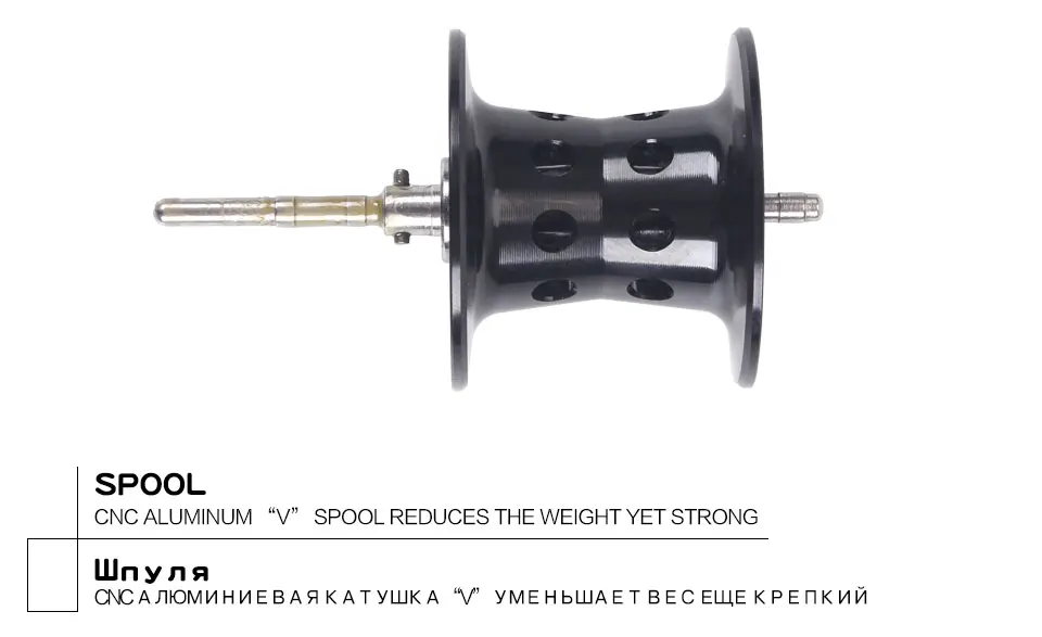 JITAI китайский бренд baitcasing Рыболовная катушка 9+ 1 шарикоподшипник Передаточное отношение 6,4: 1 алюминиевая ручка EVA ручка приманка литье рыболовное колесо