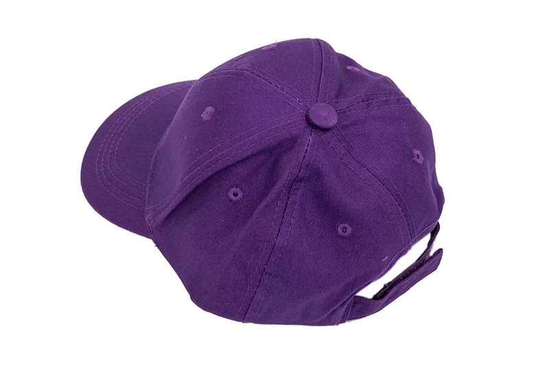 plain purple cap