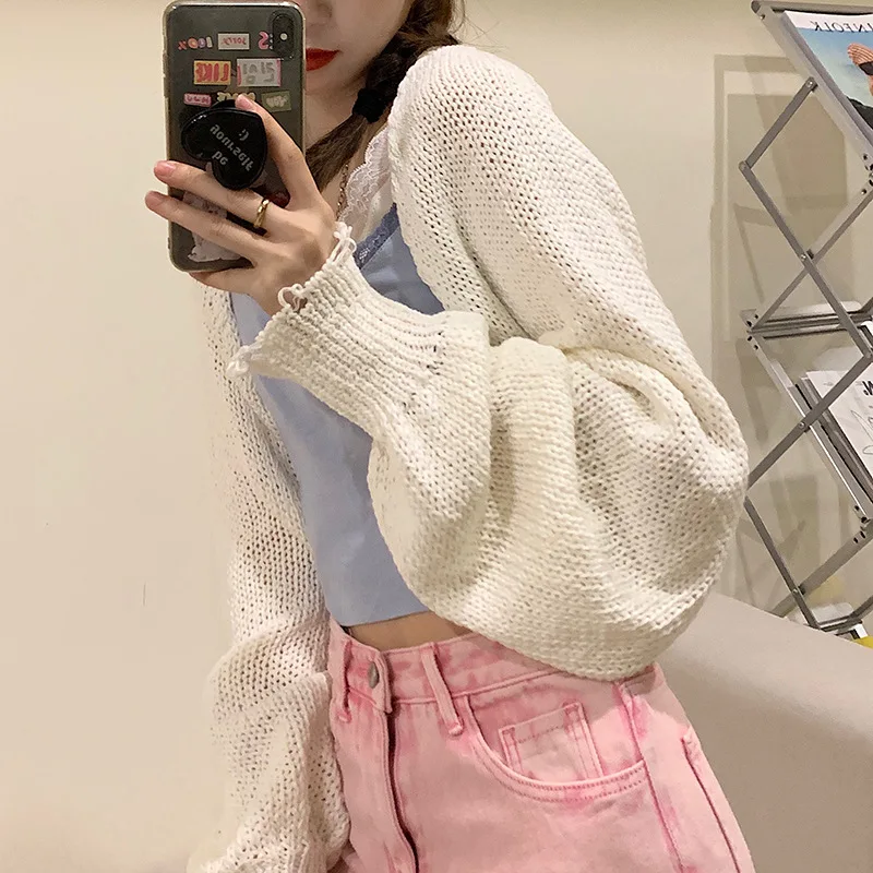 Z Long Sleeve Knitted Cardigan Jacket |