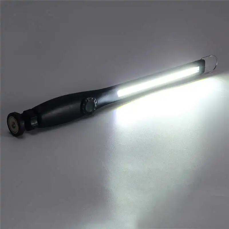 Портативный монолитный блок светодиодов рабочий свет USB Перезаряжаемый ручной фонарик инспекционная магнитная лампа для ремонта автомобиля Женская, с бусинами