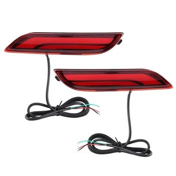 

2Pcs Brake Light, Car DRL LED Bumper Tail Light Brake Reflector Fog Lamp for Camry 2018-2020