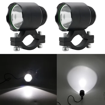 

Motorcycle LED Headlight Pair Motocross ATV Dirt Bike Daytime Running Spot Light Fog Lamp Universal for KTM YAMAHA KAWASAKI BMW