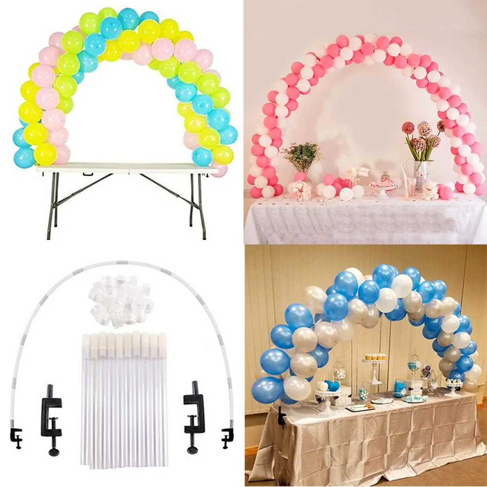 

Balloons Holder Birthday Wedding Party Decoration Balloon Arch Table Arch Globos Detachable Column Stand Base Frame Kit