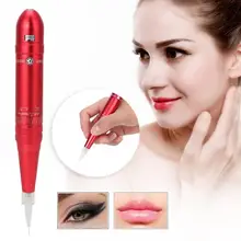 Ручка для татуажа, электрическая микроблейдинг, полуперманентный карандаш для бровей, губ, тела, макияжа, ручка для татуажа, инструмент для татуажа