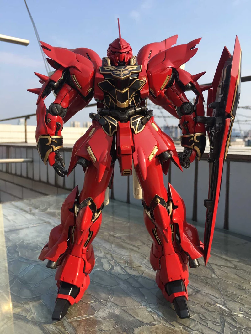 GAOGAO MG 1/144 MSN-06S Sinanju GUNDAM игрушка фигурки до сборки модель для мальчика любимый подарок