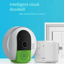 Nouvelle sonnette intelligente sans fil 1080p, wi fi, caméra de sécurité extérieure, Vision nocturne, alarme PIR