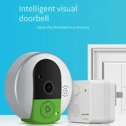 New1080p wi fi campainha da câmera de segurança, campainha com vídeo ao ar livre, campainha inteligente sem fio, visão noturna, alarme pir