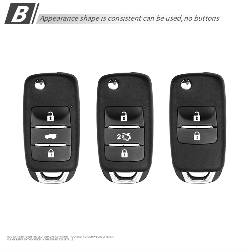 Carbon Fiber Car Smart Key Cover Case Fob For Changan CS75 EADO CS35 RAETON CS15 V3 V5 V7 2020 2021 Protect Shell Accessories - H3877352e30db41cf88fea83b9e774ed5A