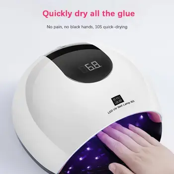 

80W UV LED Nail Lamp Dryer Timer USB Power Manicure Polish Curing Tools