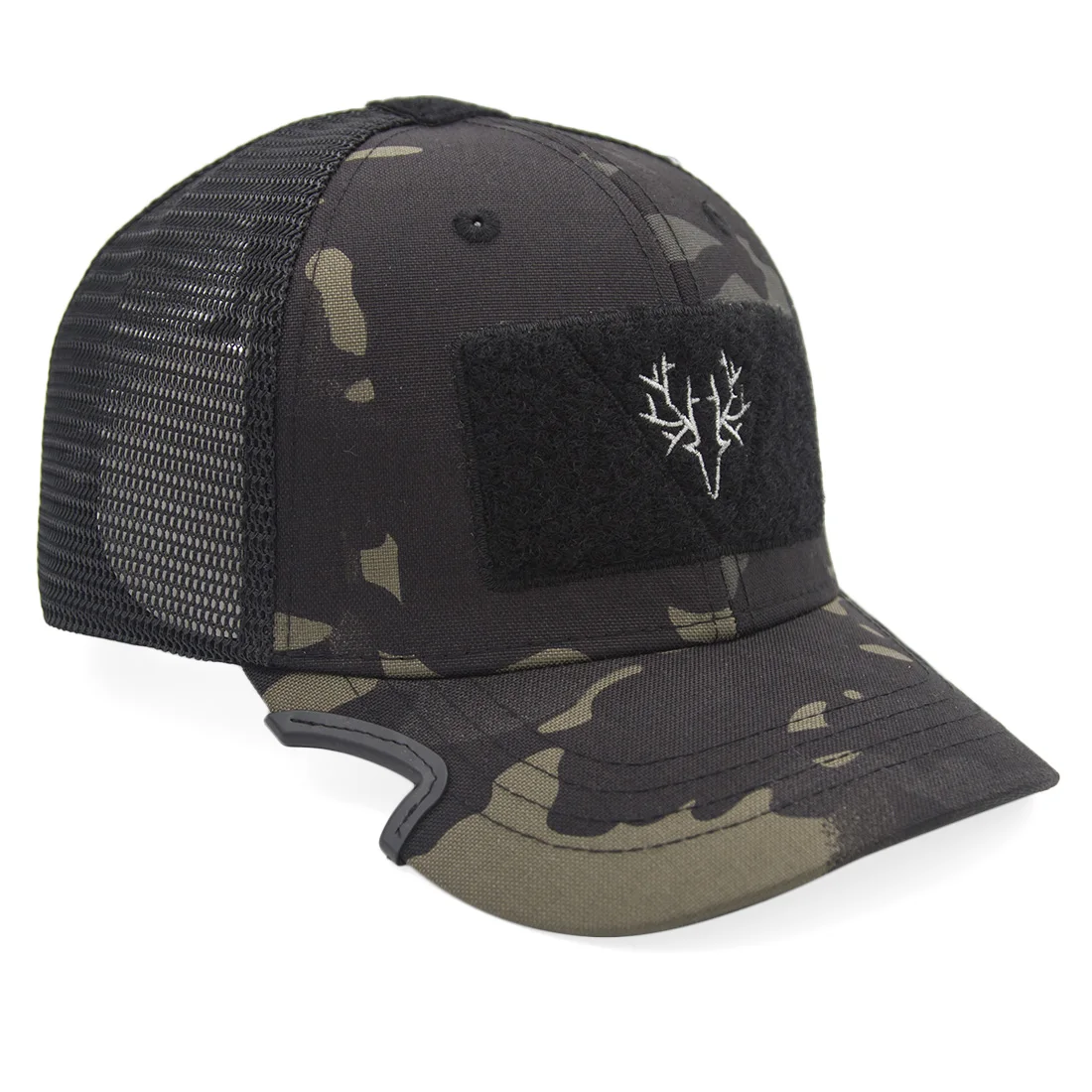 

Tactical Shooting Baseball Hat Peak Cap - Black Grid