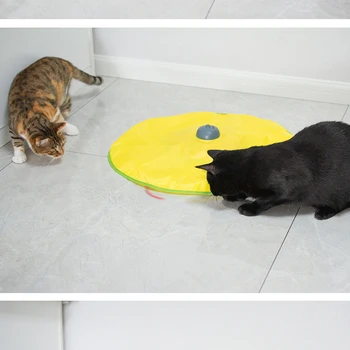 

New design electric funny cat toy undercover fabric mobile mouse interactive play cat toy cat cat toy 2020