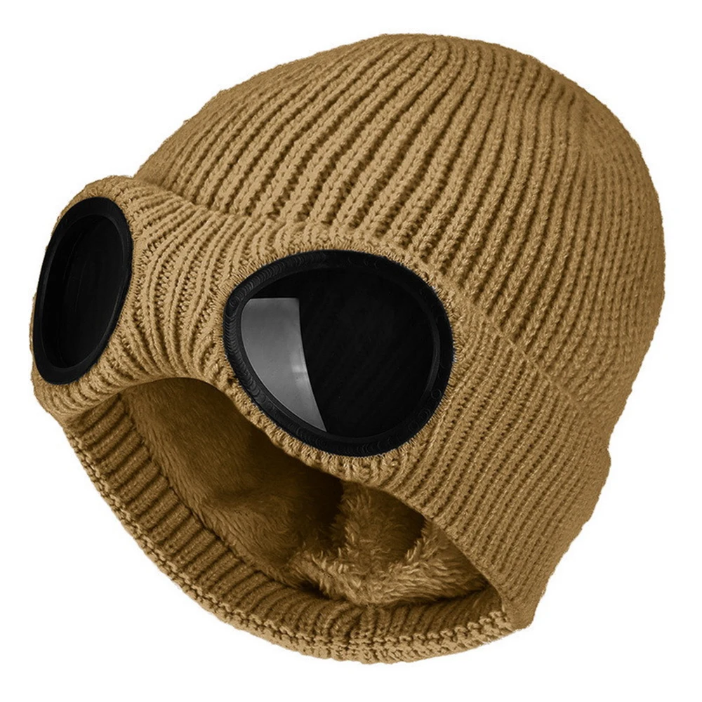 Unisex Solid Color Winter Knit Beanie 