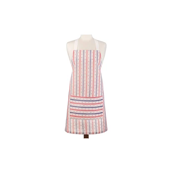 

Apron Striped Flight, Beige \ Red \ Blue, 100% Cotton