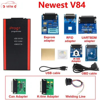 

Newest Iprog V84 Key Programmer Support IMMO + Mileage Correction + Reset Iprog Pro Till 2019 Replace Carprog/Digiprog