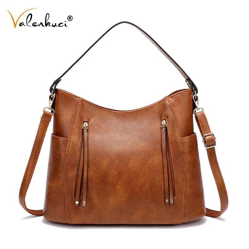 New Vintage PU Leather Luxury Shoulder Bags Women Designer Ladies HandBags for Brand Messenger Female Totes | Багаж и сумки