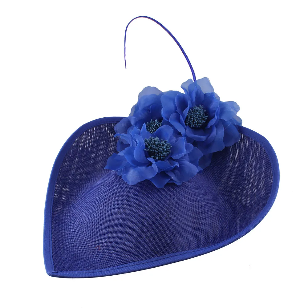 Big millinery, вуалетки, Шляпа Дерби с причудливыми цветами, роскошные женские головные уборы, аксессуары, женский головной убор, повязки на голову, модная Федора