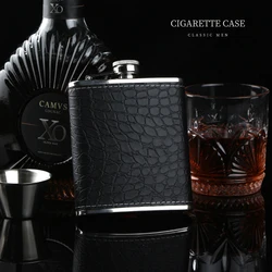 Pot à vin en acier inoxydable 304 de 7oz, importé haut de gamme russe, voyage en plein air, Pot à vin rétro Portable en métal 