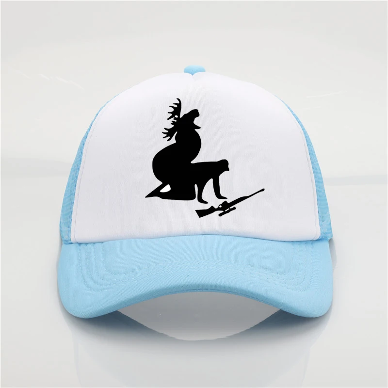 Модная шляпа Moose охотничья печать шапка с сеткой бейсболка Мужская и wo мужская летняя Трендовая шапка новая молодежная Джокер Солнцезащитная шляпа пляжный козырек шляпа