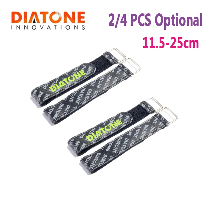 2/4 шт. противоскользящая лента DIATONE 11 5-25 см для батарей FPV Racing Multi Rotor RC Quadcopter Drone DIY