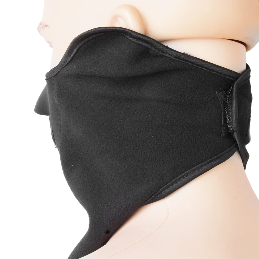 Fashionable Winter Neck Warm Face Ears Nose Protection Mask Veil for Fishing Biking Skiing Hiking Face Mask Black
