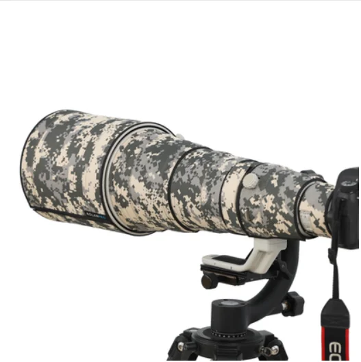 ROLANPRO Tarnschutz Für Nikon 600mm Objektiv - Wasserdichte Camouflage Hülle
