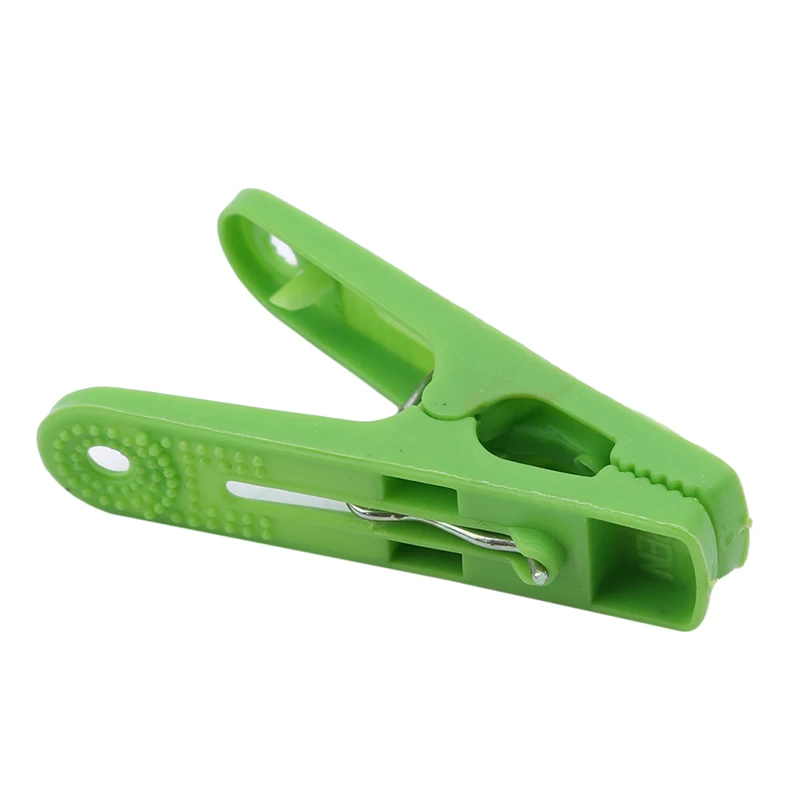 Clothes Pegs 20pcs / pack Plastic Clothespins Laundry Hanging Pin Clip Household Socks Underwear Drying Rack Holder