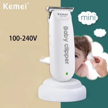 

Kemei Electric USB Baby Hair Trimmer Mini Portable Hair Clipper Kids Hair Cutting Rechargeable Quiet Infant household Shaver