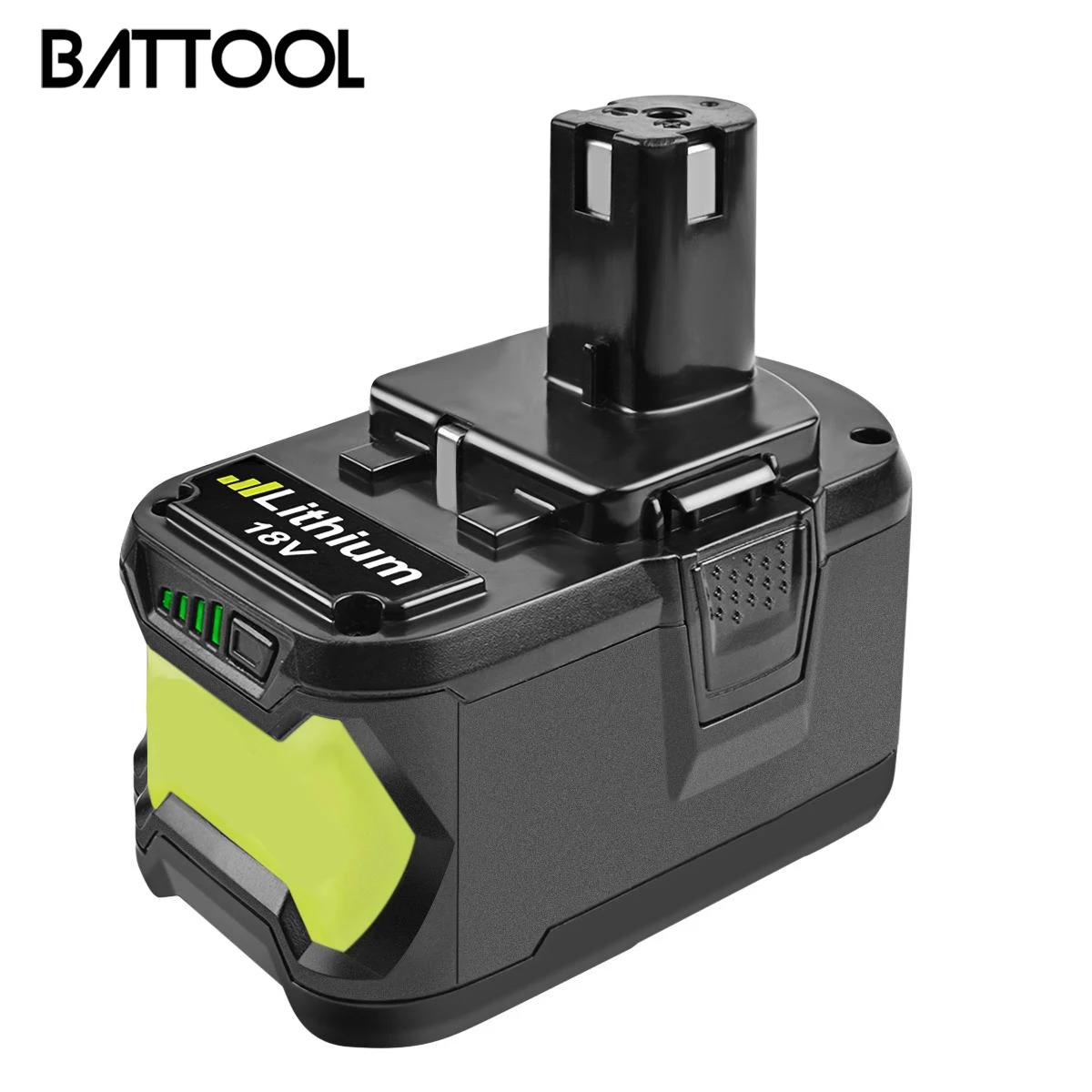  BATTOOL For Ryobi 9000mAh 18V P108 Li-Ion Rechargeable Power tool battery Replacement RB18L40 P107 