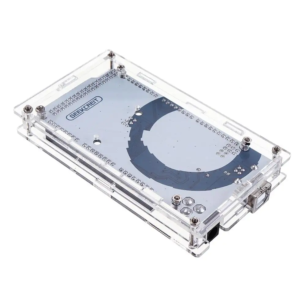 LEORY MEGA 2560 R3 ATmega2560 MEGA2560 макетная плата с корпус usb чехол для Arduino
