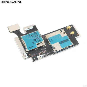 

5PCS/Lot SIM Card Holder Tray SD Memory Card Slot Tray Connector Flex Cable For Samsung Galaxy Note2 N7100
