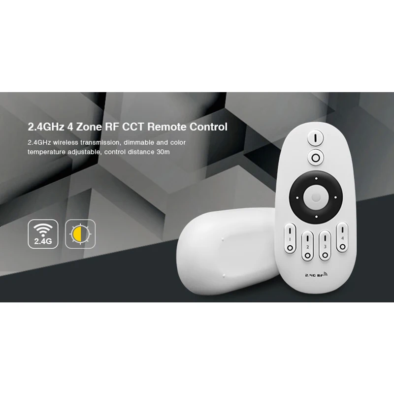 Milight 2,4G 4-Zone WiFi светодиодный контроллер iBox+ RF сенсорный пульт+ регулировка яркости одноцветная Светодиодная лента диммер контроллер
