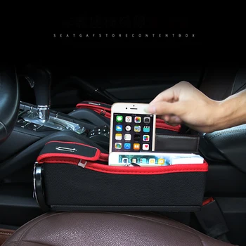 

Car Driver's Seat Slot Storage Box Drink Holder Small Objects Holder Car Phone Holder Seat Crevice Storage Box / Bag PU