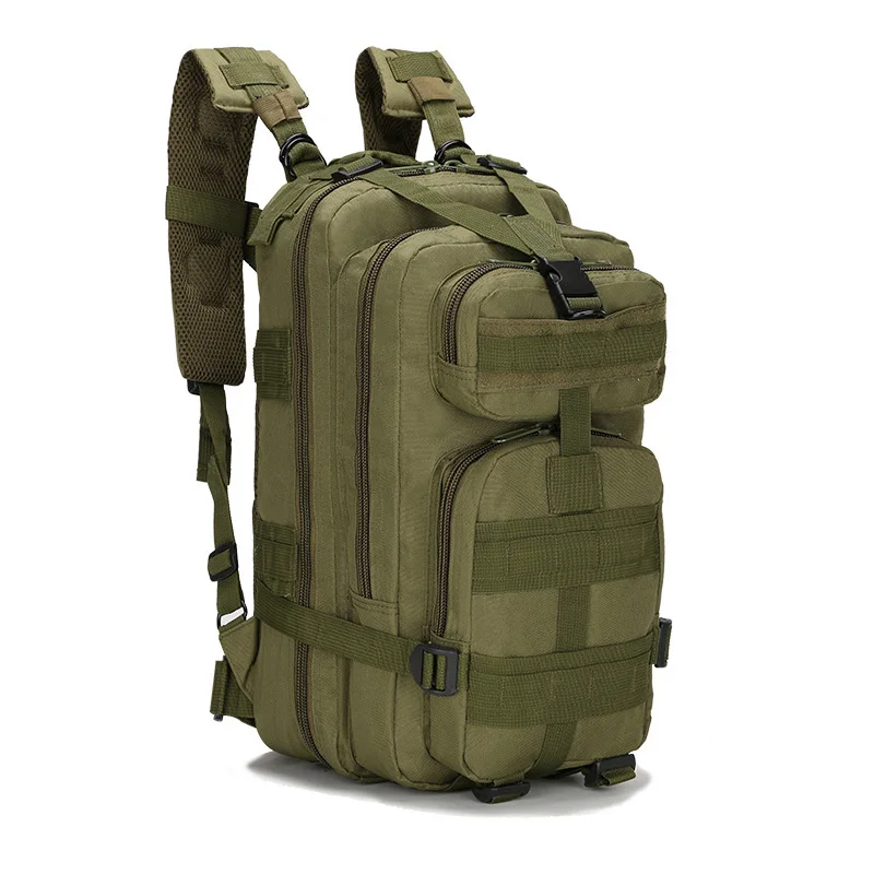 Мужской военный тактический рюкзак 25л, водонепроницаемый походный Рюкзак Molle, Спортивная армейская сумка для путешествий, походный рюкзак для отдыха на природе - Цвет: Армейский зеленый