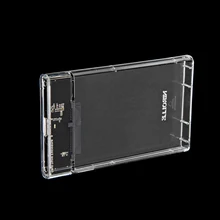 Прозрачный USB3.0 type-C SSD чехол адаптер DVD HDD кассета SATA Optibay 9,5 мм 2,5 дюйма коробка корпус жесткого диска