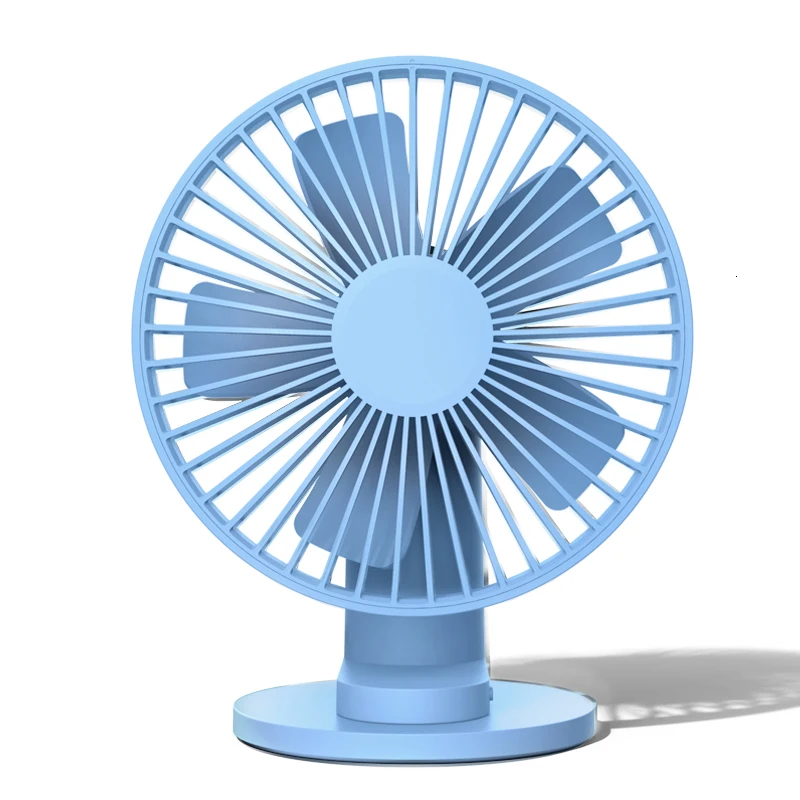 XIAOMI VH 4,5 Вт 2 в 1 настольный usb-вентилятор с зажимом, вращается на 90 °, 3 режима скорости ветра, вентилятор охлаждения для дома, офиса, путешествий на открытом воздухе - Цвет: Blue