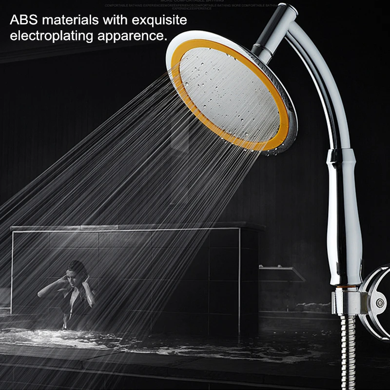 High Pressure Water Softener 360° Rotating Shower Head With Handheld
