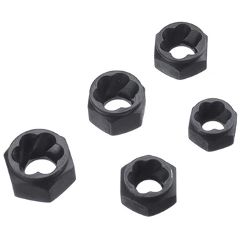 

5Pcs 10-16mm Threading Tool Damaged Bolt Nut Remover Screwdriver Stud Extractor Socket Broken Screw Removal Kit Black Head Nuts