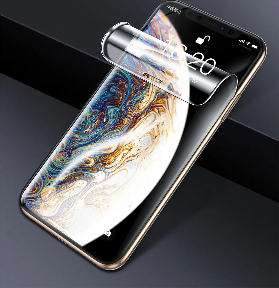 H& A 2 шт. 45D Гидрогелевая пленка для iPhone X XS XR XS Max 11 Pro Max Защита экрана для iPhone 7 8 6 6s Plus мягкая защитная пленка