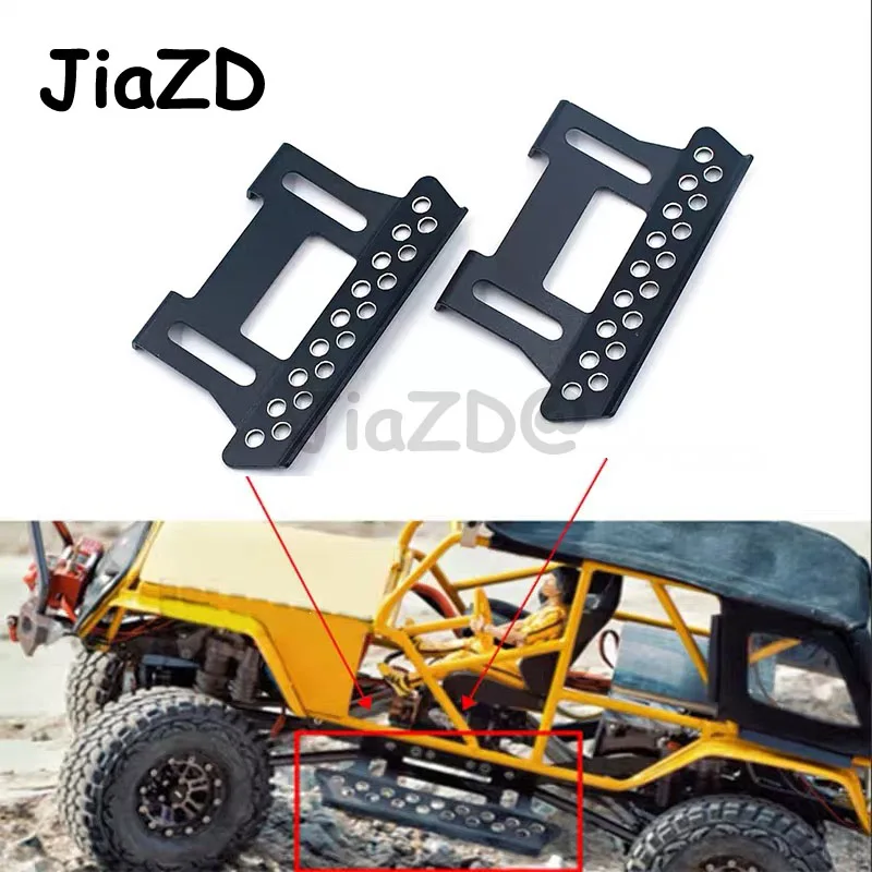 Боковая ступенчатая пластина из алюминиевого сплава для AXIAL SCX10 CC01 D90 1/10 RC Crawler Car